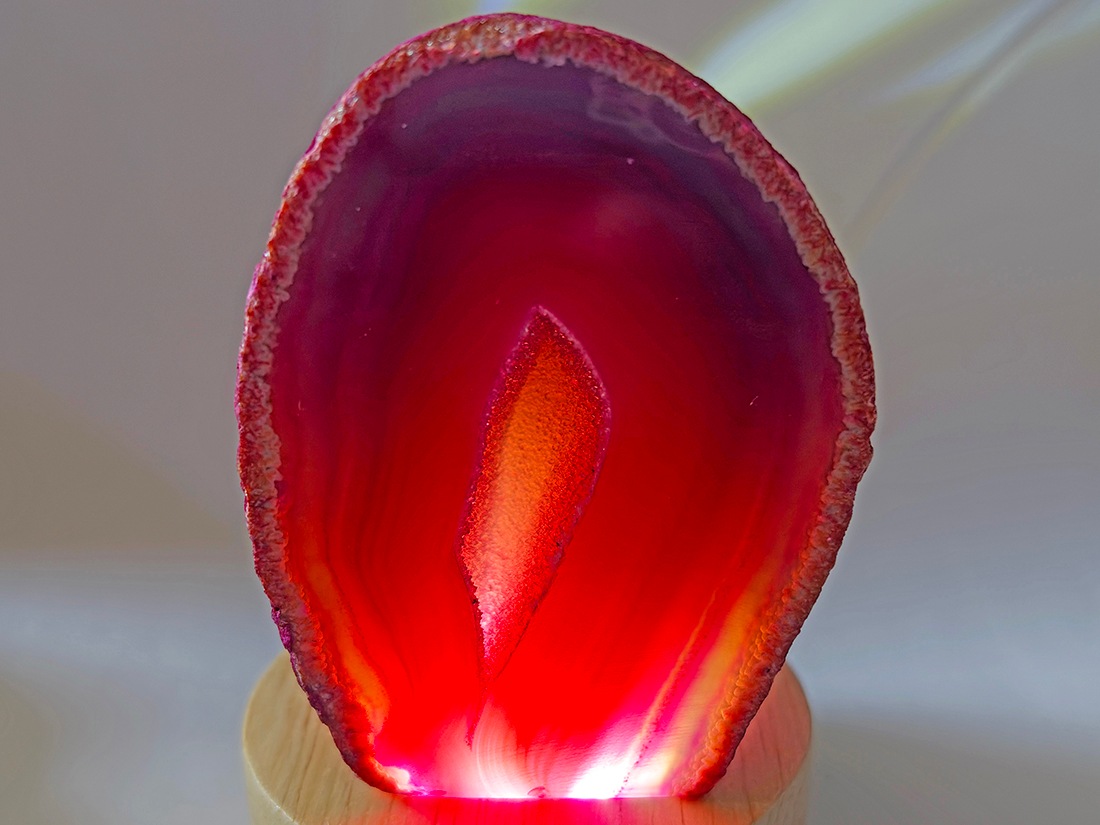 特価】ブラジル産 カラーアゲートジオード/Agate Geode