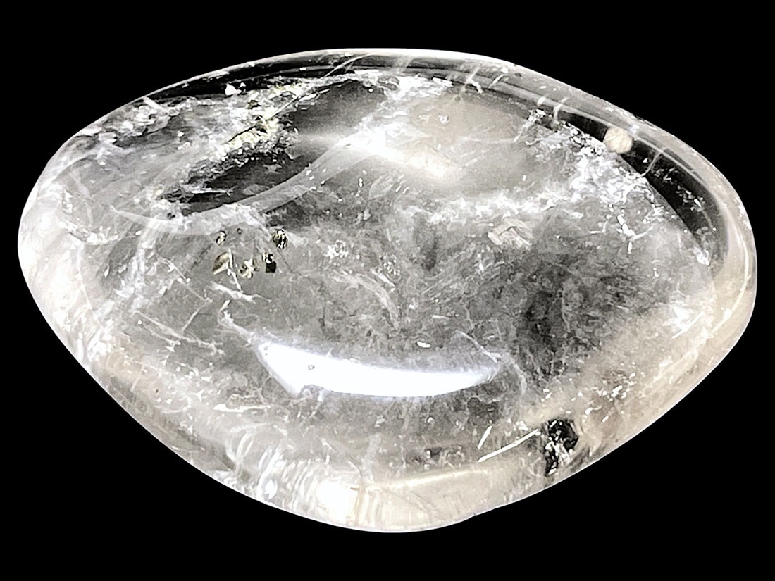 マーカサイトinクォーツ タンブル / Marcasite in Quartz