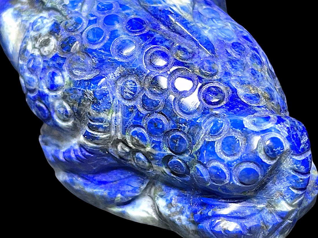 ルビーインゾイサイトとラピスラズリの蛙 【公式通販】