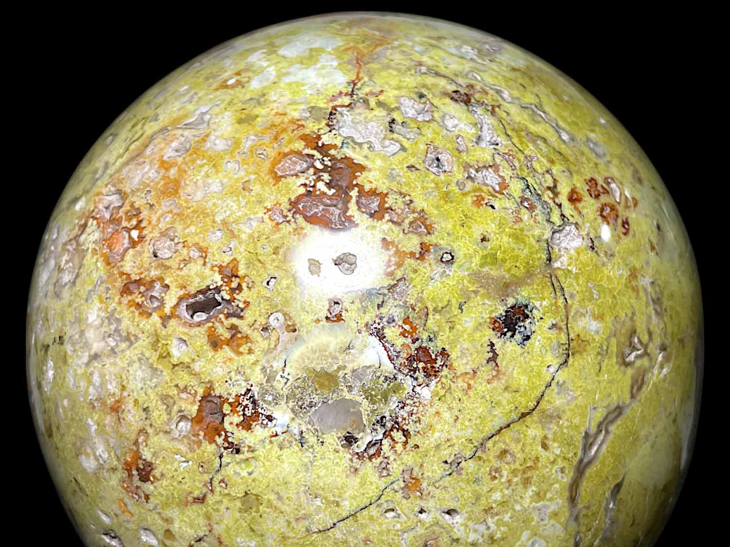 レア　高品質　オーストラリア　グリーンオパール　スフィア マダガスカル産 グリーンオパール 135mm 丸玉 /Green Opal Sphere