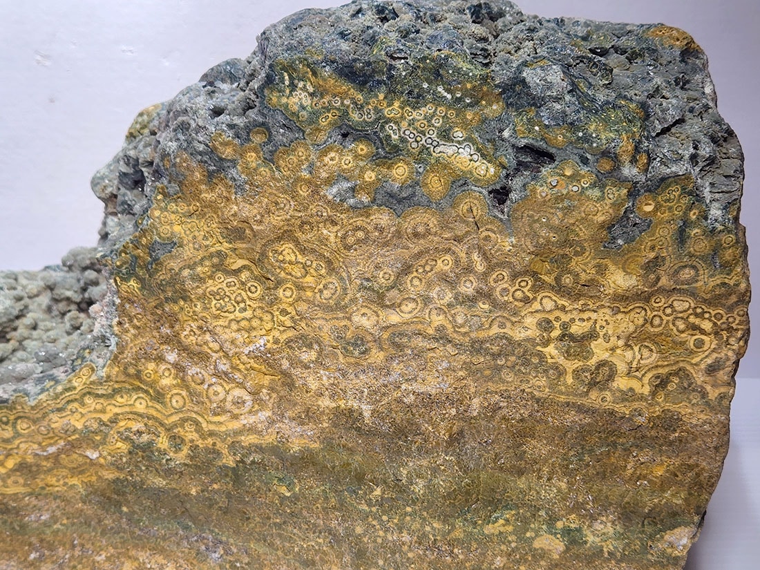 オーシャンジャスパー　BIG　ハート　カラフル　マダガスカル産　396g オーシャンジャスパー BIG ハート カラフル マダガスカル産 396g