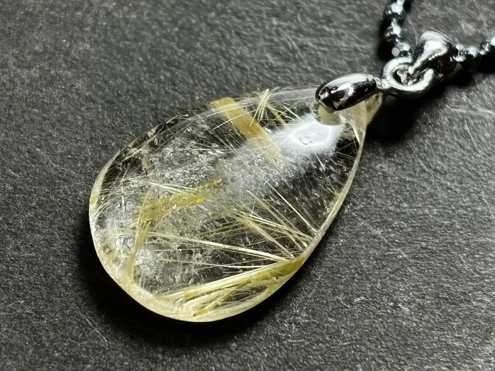 ルチルクォーツペンダント ルチルクォーツ ペンダントトップ/ Rutilated Quartz