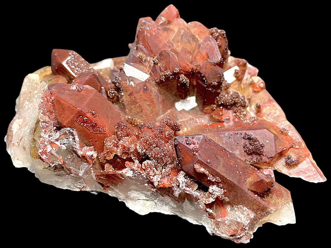 モロッコ産 レッドクォーツ (ヘマタイトコーティングクォーツ)