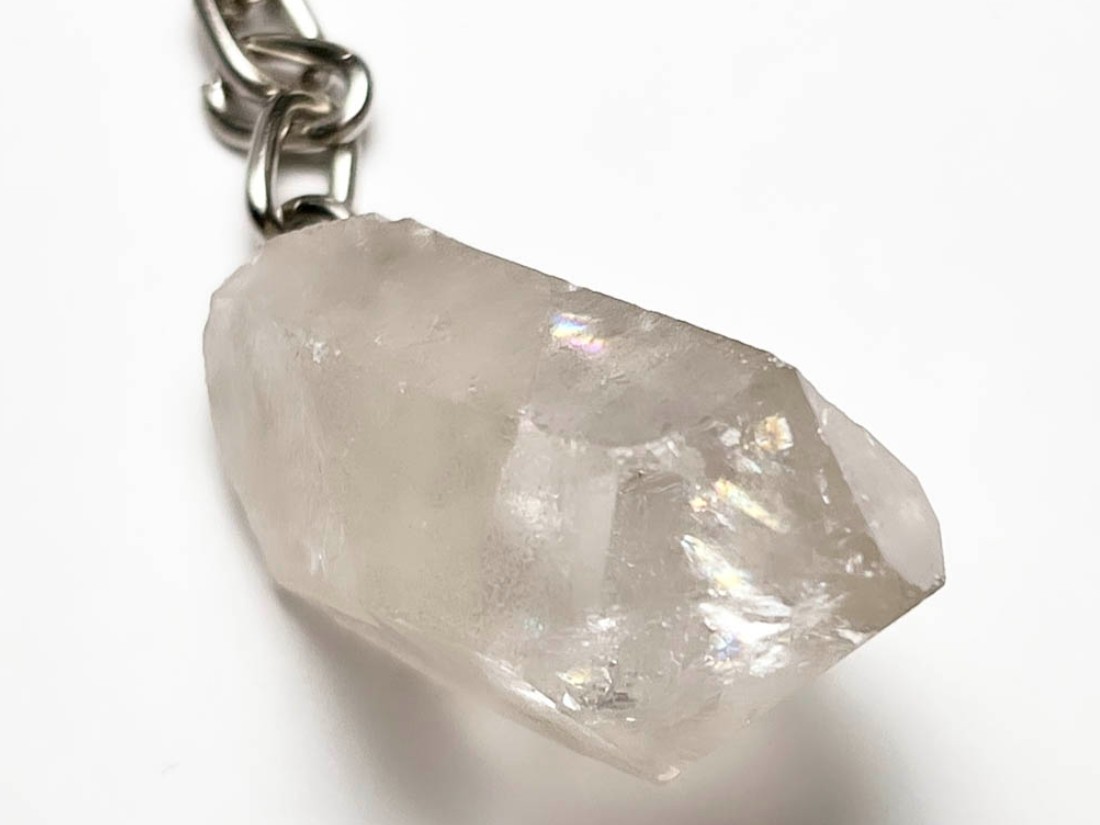 ブラジル水晶 ブラジル産 水晶 キーホルダー / Quartz Keyring