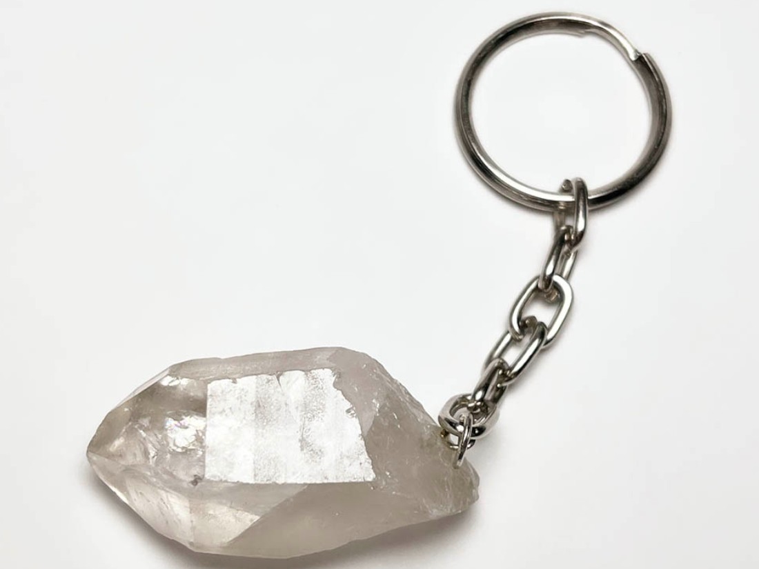 ブラジル産 水晶 キーホルダー / Quartz Keyring