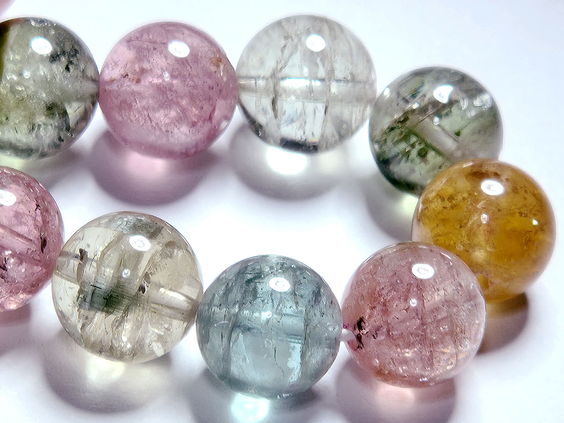 キャンディーカラートルマリン 8mmブレスレット | プレミアム  