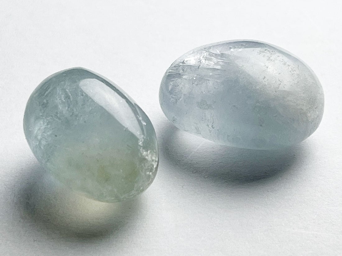 マダガスカル産セレスタイト タンブル2個セット