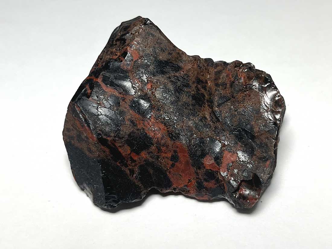 北海道白滝村(旧)産 黒曜石(花十勝/紅十勝石)