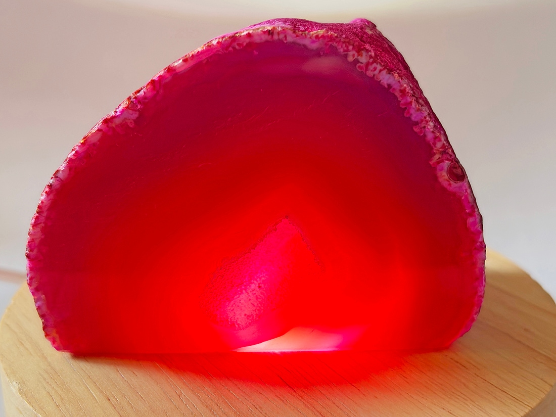 特価】ブラジル産 カラーアゲートジオード/Agate Geode