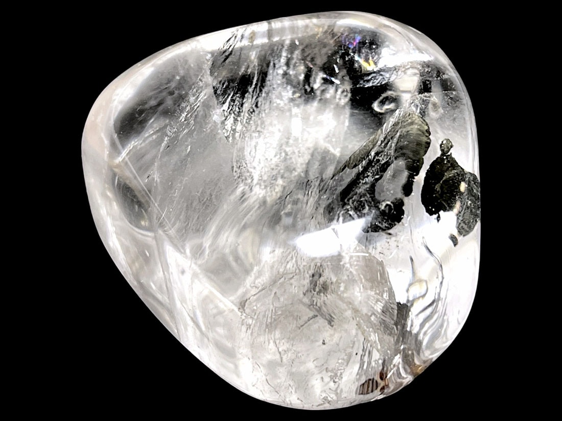 スタークォーツ マーカサイトinクォーツ タンブル / Marcasite in Quartz