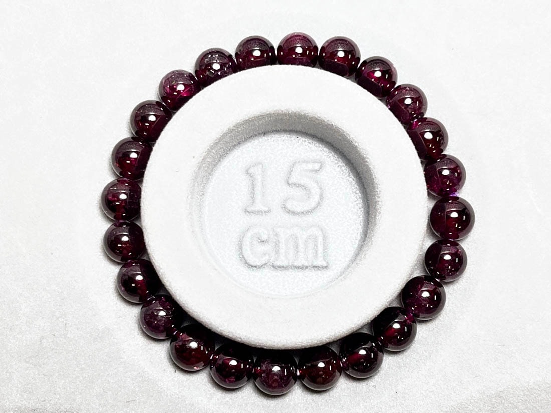 ロードライトガーネット 6mm ブレスレット / Rhodolite Garnet