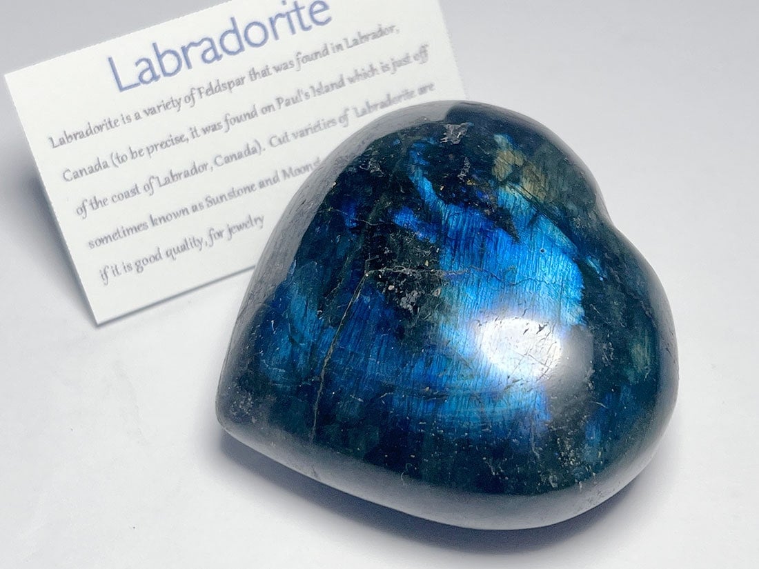 マダガスカル産ラブラドライト ハート