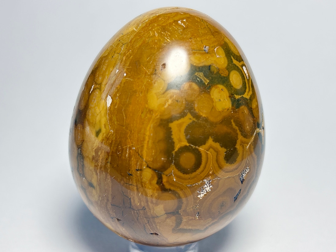 マダガスカル産 オーシャンジャスパー エッグ ( 碧玉 )/ Ocean Jasper