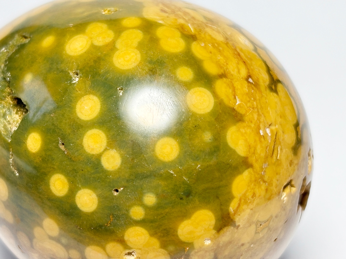 マダガスカル産 オーシャンジャスパー エッグ ( 碧玉 )/ Ocean Jasper
