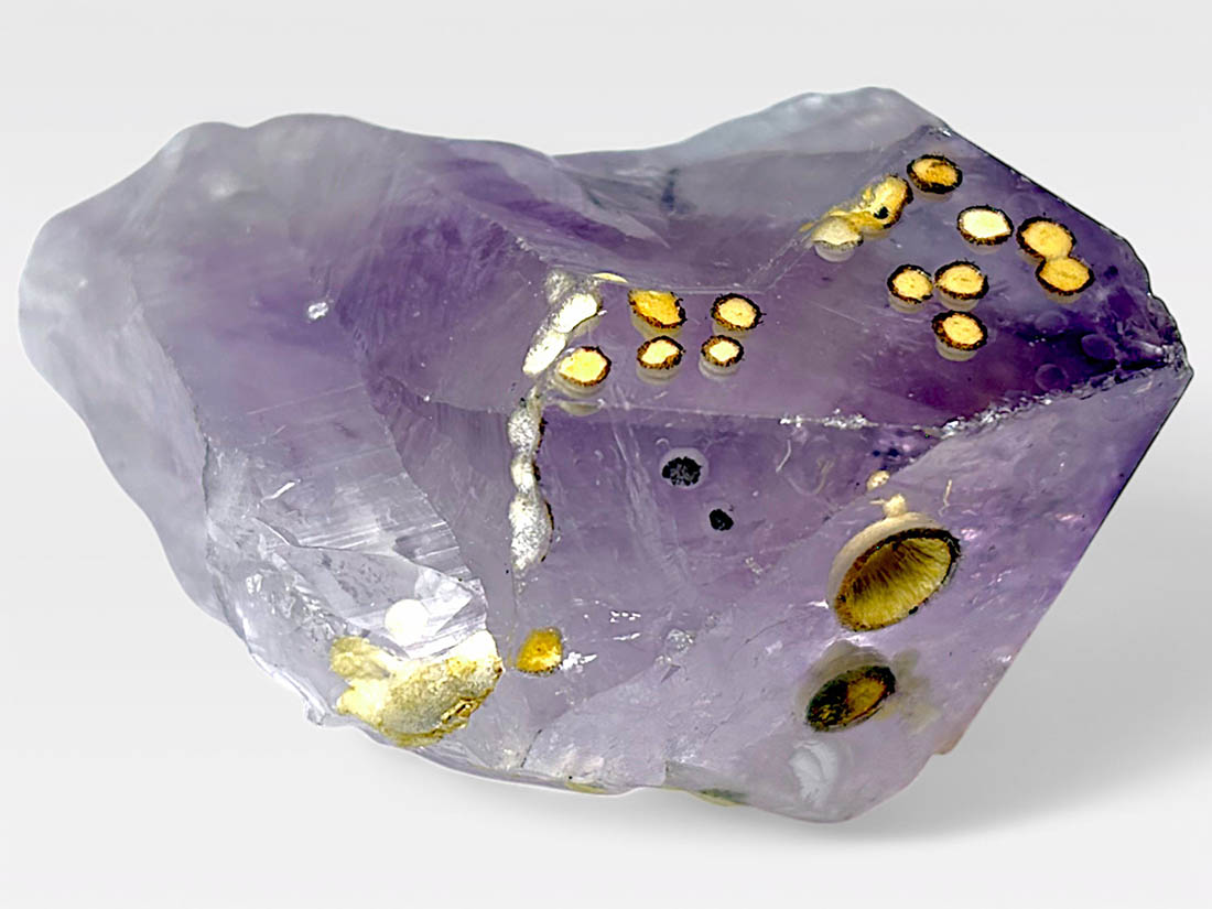 ブラジル産クリストバライトinアメジスト / Cristobalite in Amethyst