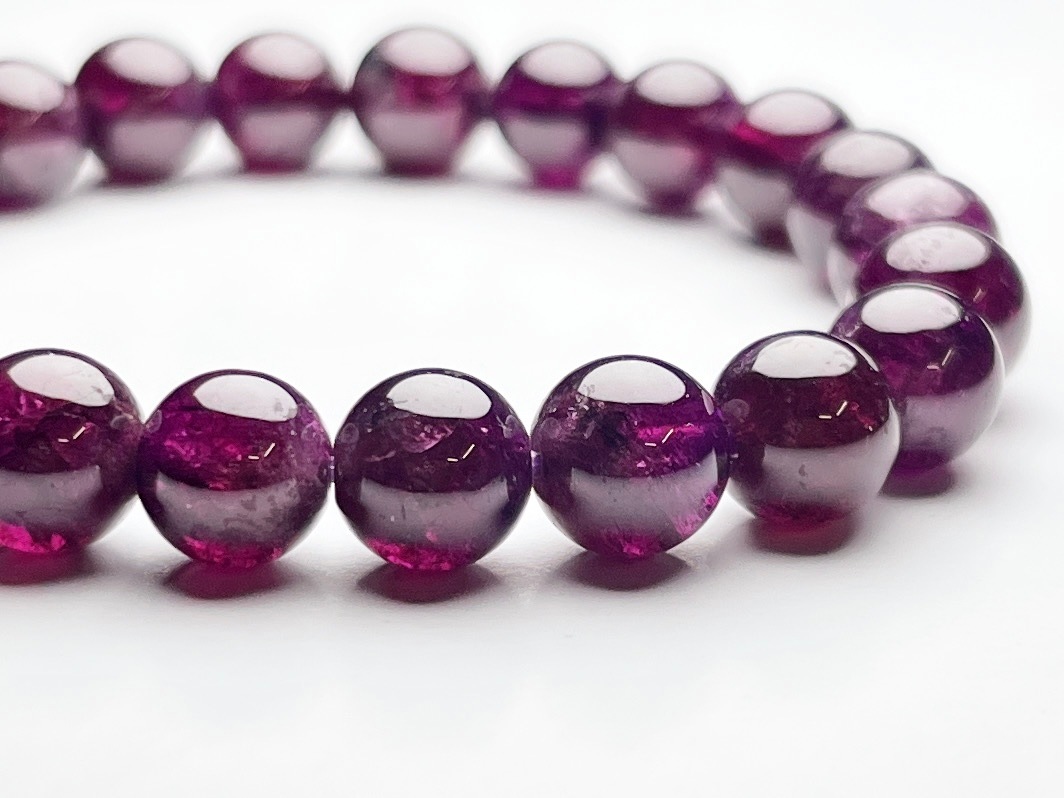 ロードライトガーネット 7mm ブレスレット / Rhodolite Garnet