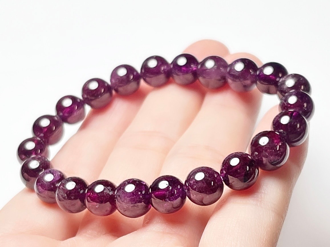 ロードライトガーネット 7mm ブレスレット / Rhodolite Garnet