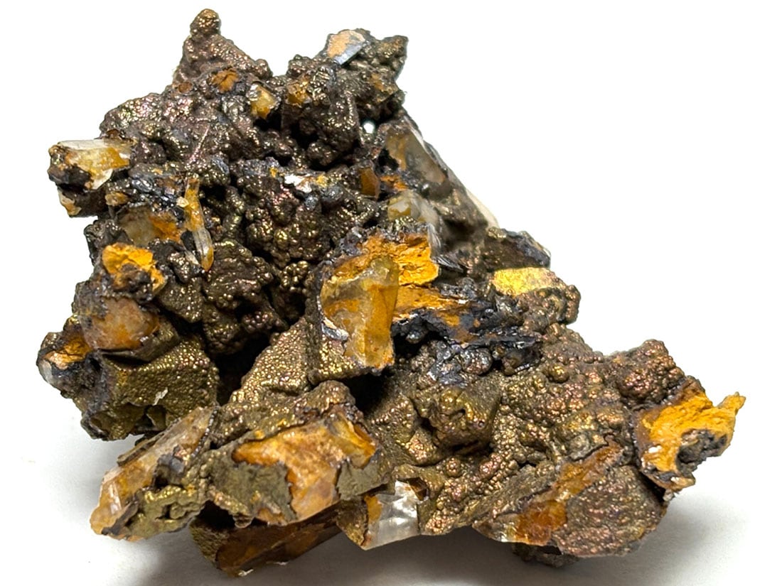 長野県川上村居倉産 褐鉄鉱 & 水晶 / Limonite & Quartz