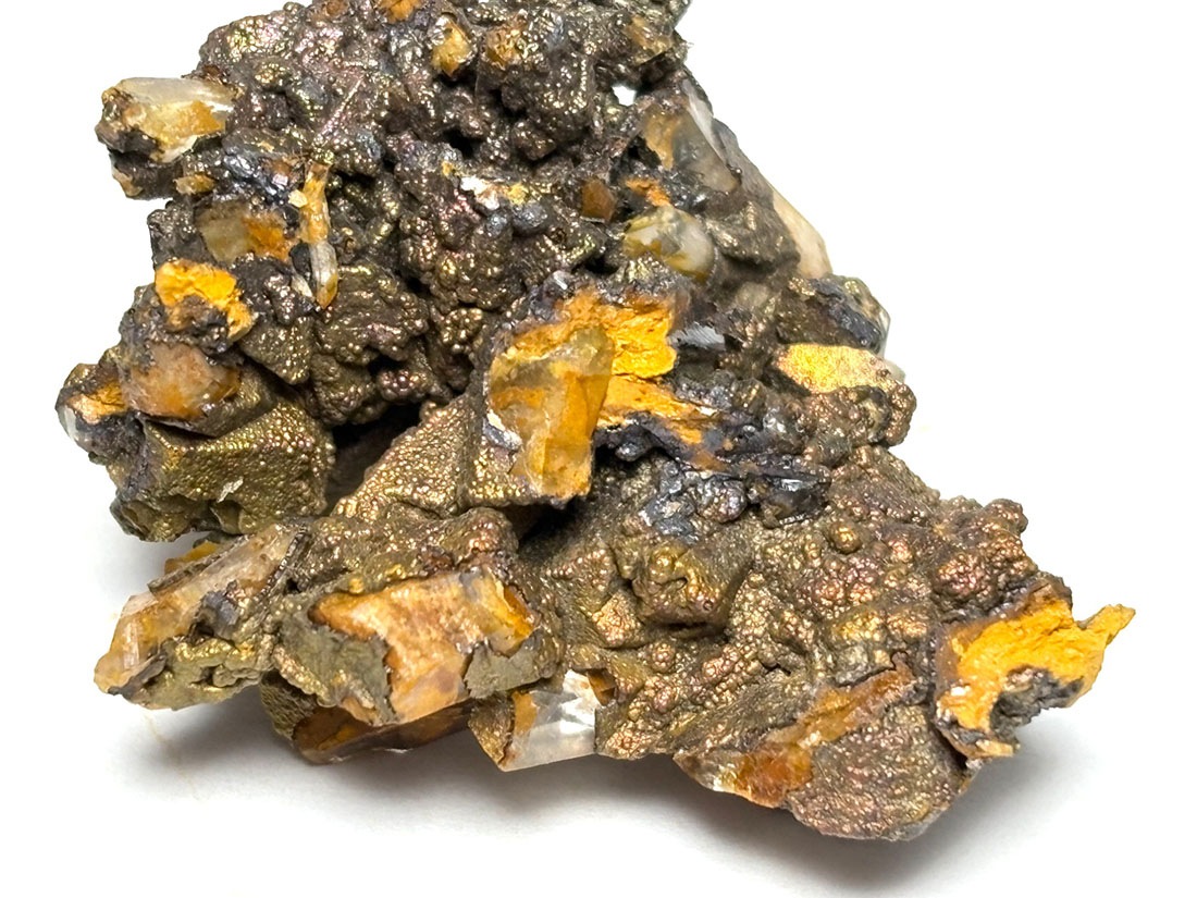 長野県川上村居倉産 褐鉄鉱 & 水晶 / Limonite & Quartz
