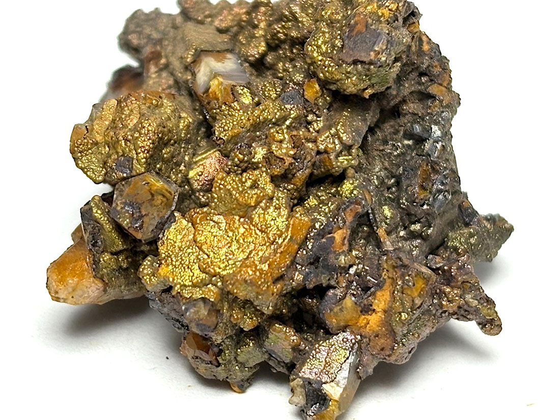 長野県川上村居倉産 褐鉄鉱 & 水晶 / Limonite & Quartz