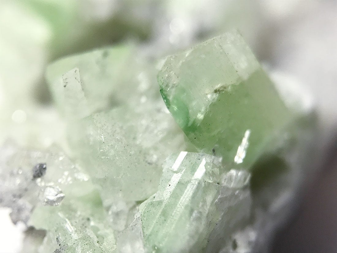 ペルー産アウゲライト/水晶クラスター/Augelite&Quartz