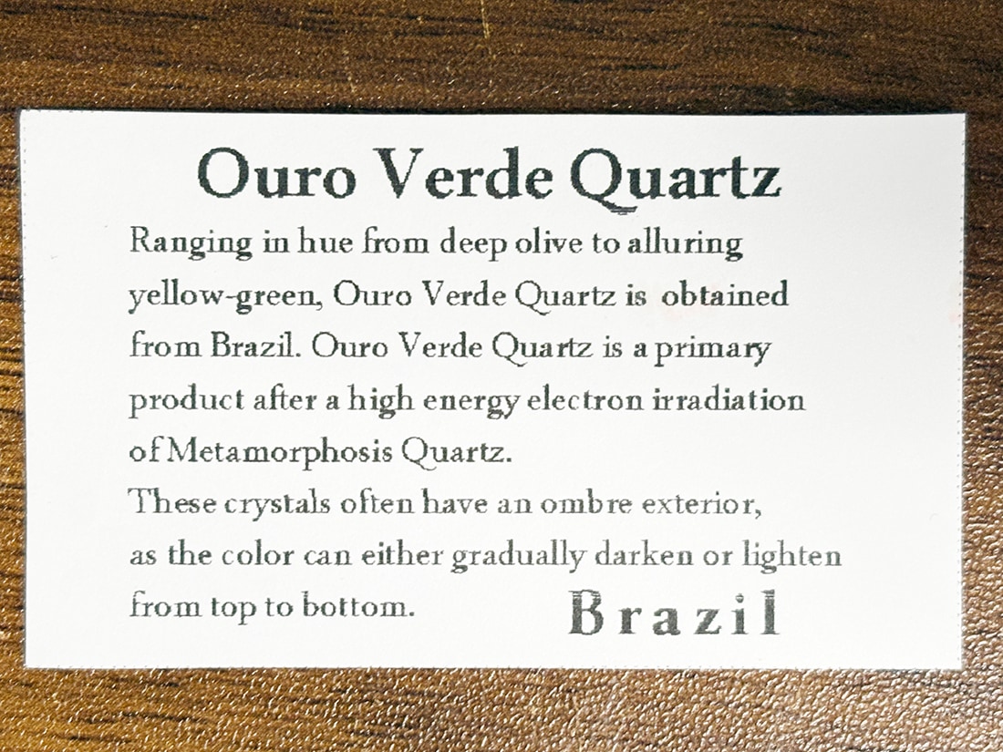 ブラジル産 オウロヴェルデクォーツ / Ouro Verde Quartz