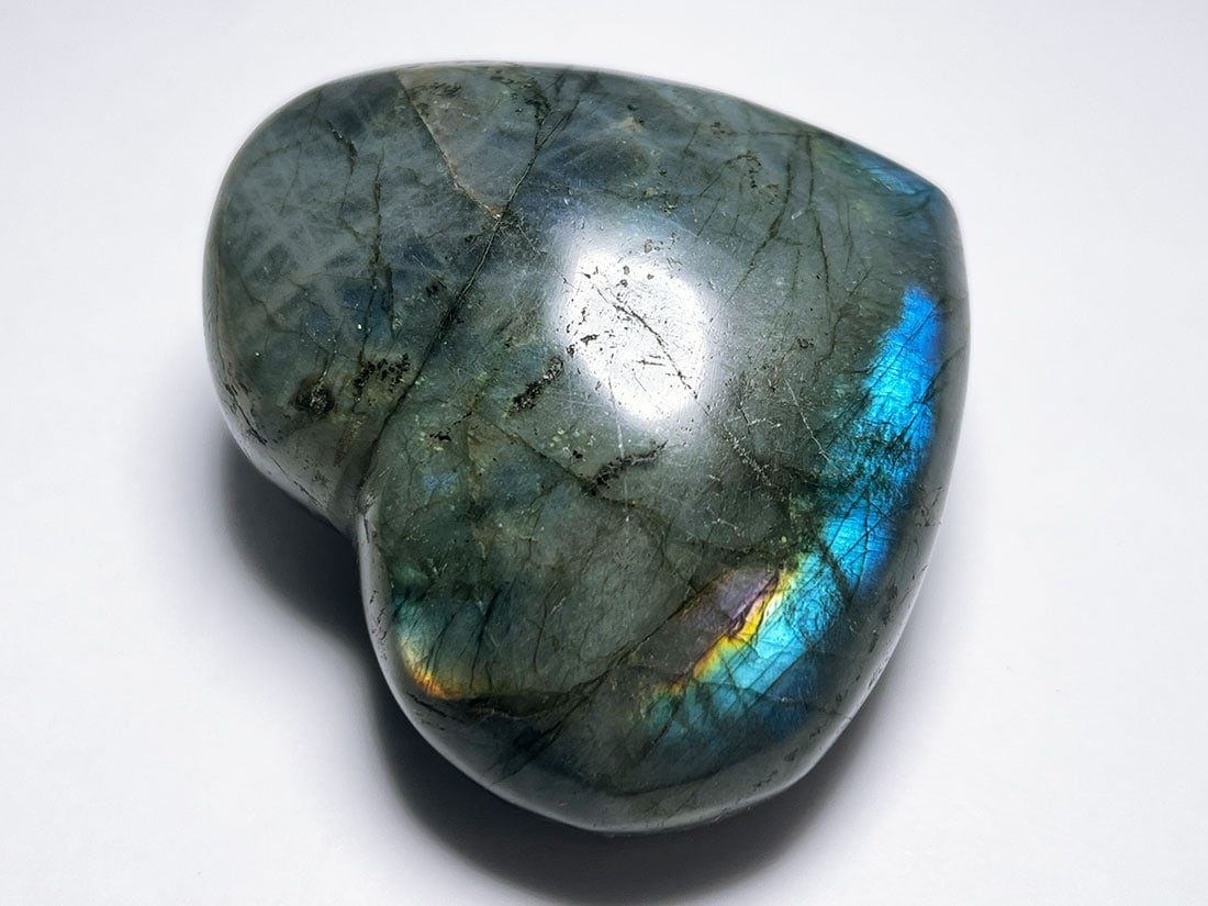 マダガスカル産ラブラドライト ハート