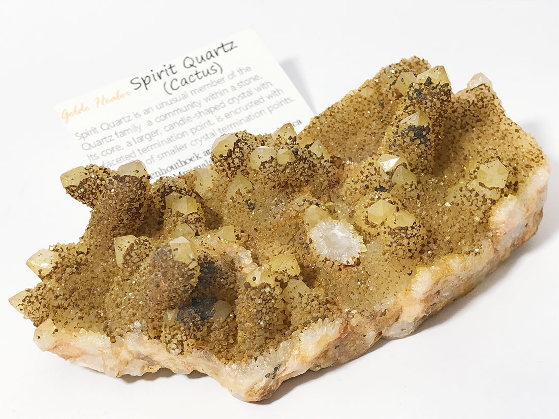 南アフリカ産スピリットクォーツ(ゴールデンヒーラー)/Cactus Quartz