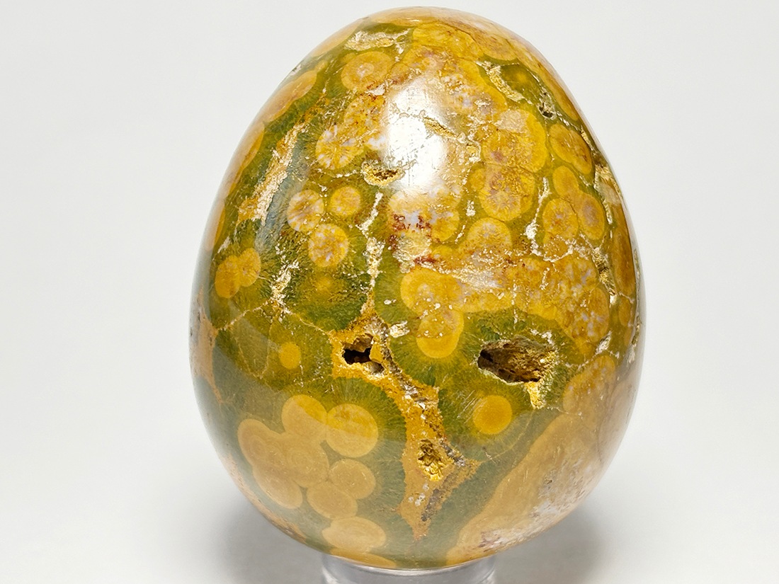 マダガスカル産 オーシャンジャスパー エッグ ( 碧玉 )/ Ocean Jasper Egg