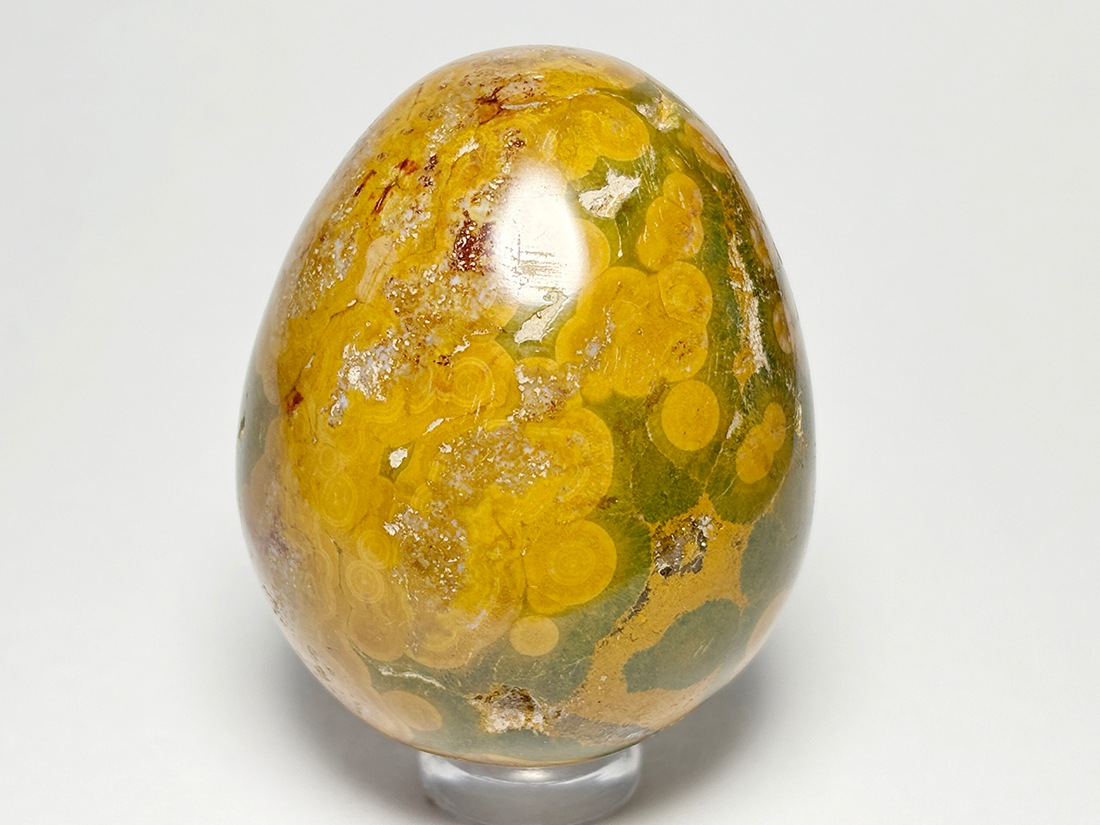 マダガスカル産 オーシャンジャスパー エッグ ( 碧玉 )/ Ocean Jasper Egg