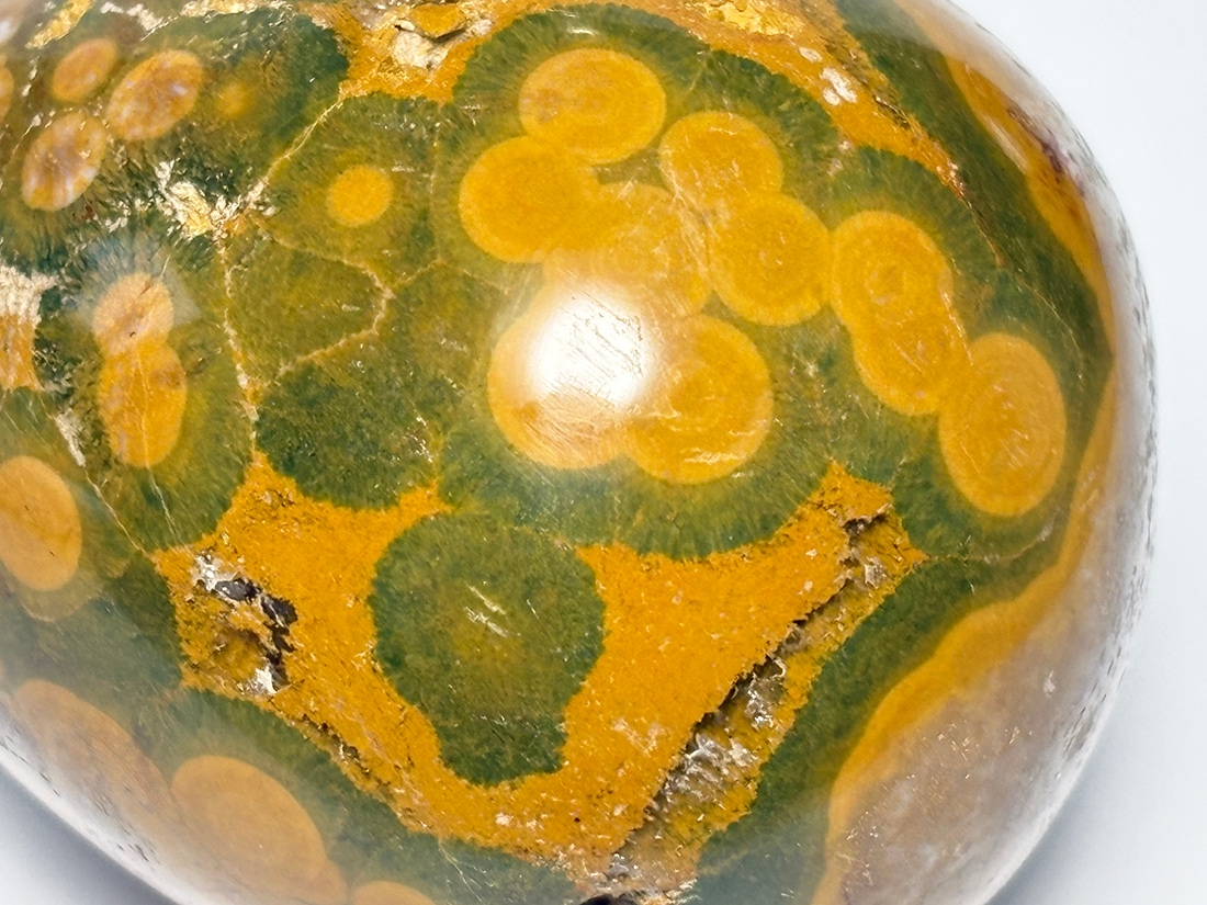 マダガスカル産 オーシャンジャスパー エッグ ( 碧玉 )/ Ocean Jasper Egg