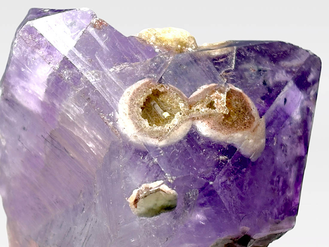 アメジスト 共生 イエロー カルサイト 原石 ブラジル Calcite 方解石