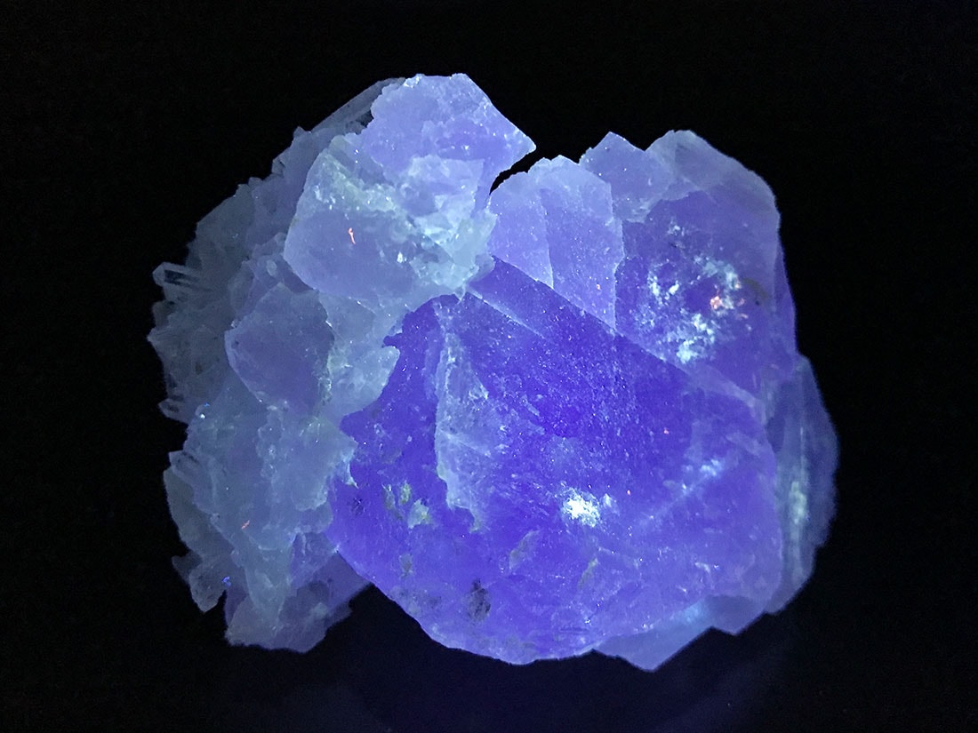 四川省産フローライトonクォーツ