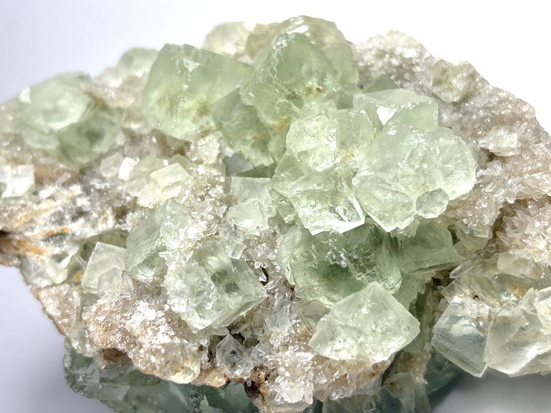 福建省産グリーンフローライト/Fluorite (蛍石)