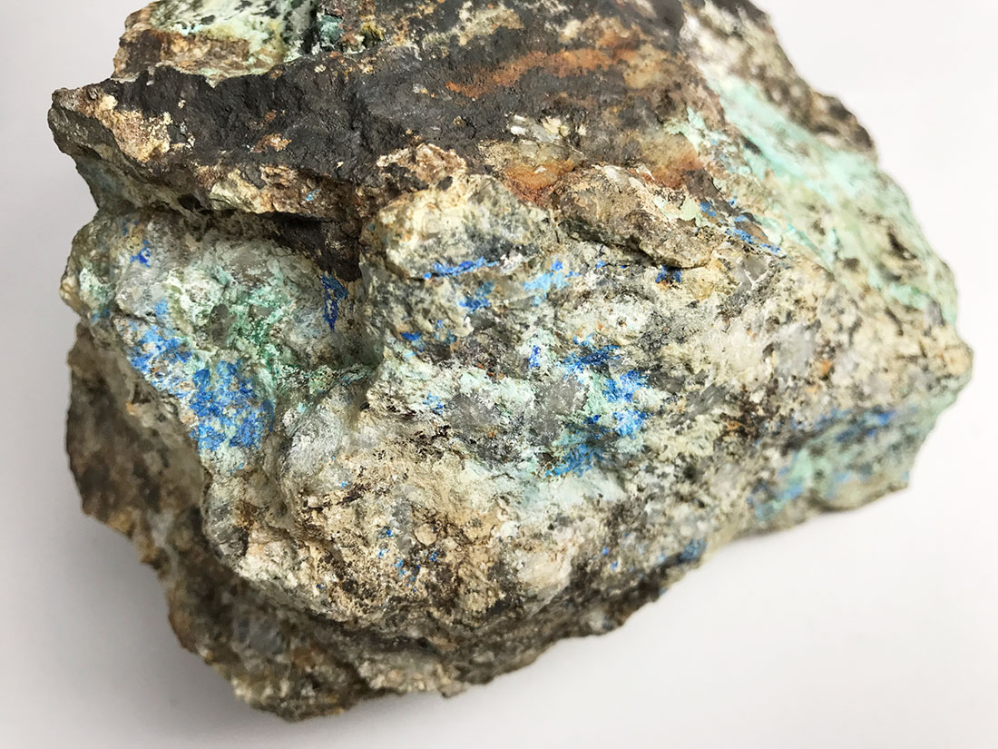 栃木県日光市足尾町産 青鉛鉱 （リナライト）