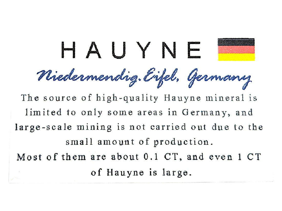 アウイン　お値引き 蛍光) ドイツ産 アウイン ( 藍方石 ) /Hauyne