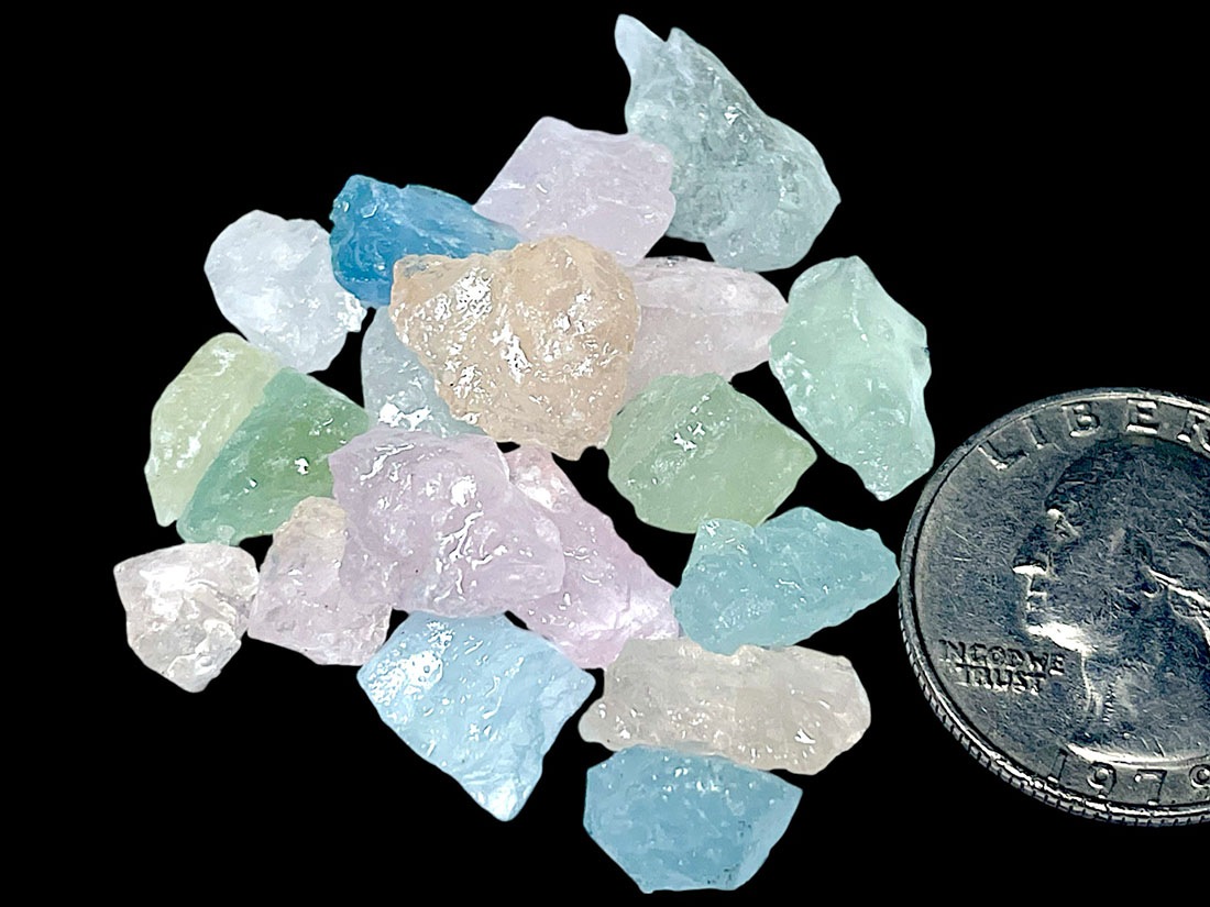 ブラジル産 ミックスベリル( 小瓶入り)