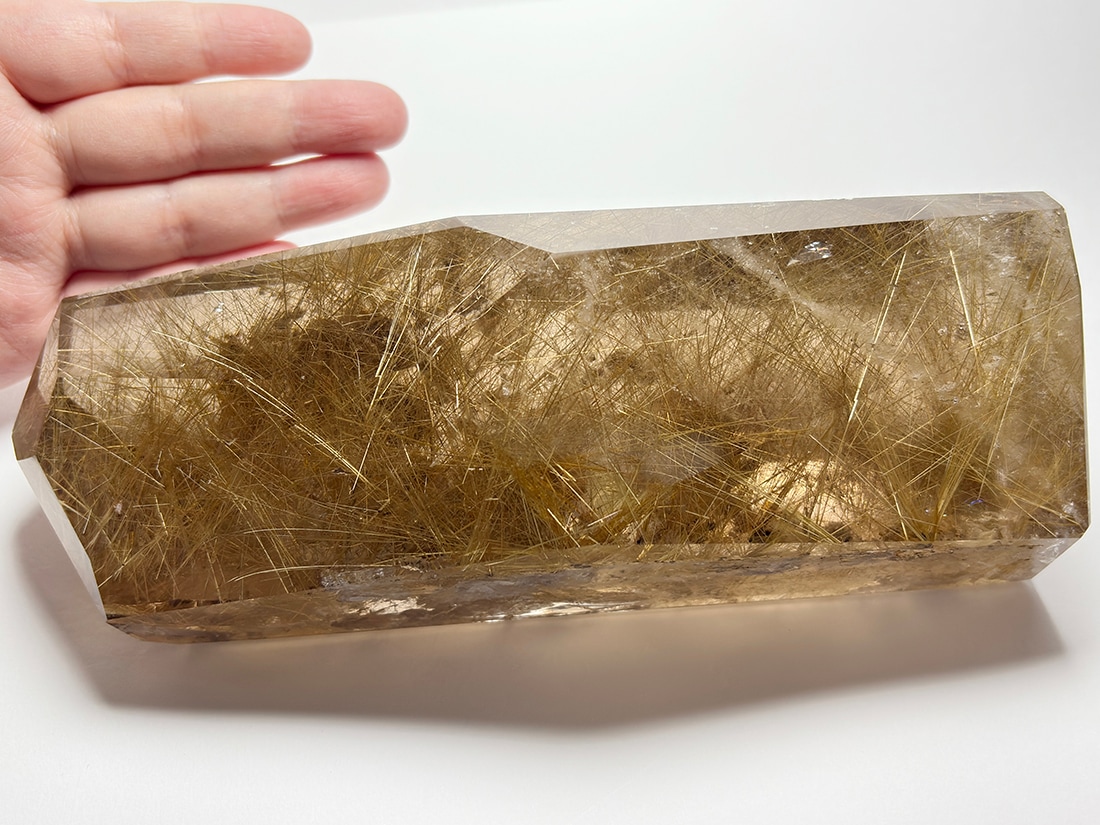 ブラジル産 ルチルクォーツ ポリッシュ / Rutilated Quartz