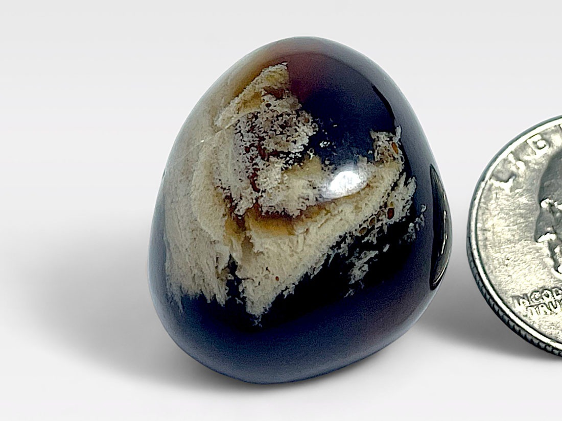 特大 ブルーアンバー タンブル 地球 青空 インドネシアスマトラ 琥珀