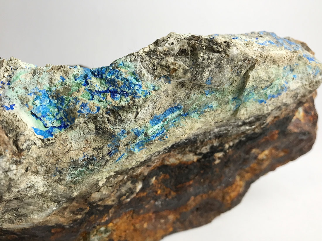 栃木県日光市足尾町産 青鉛鉱 （リナライト）