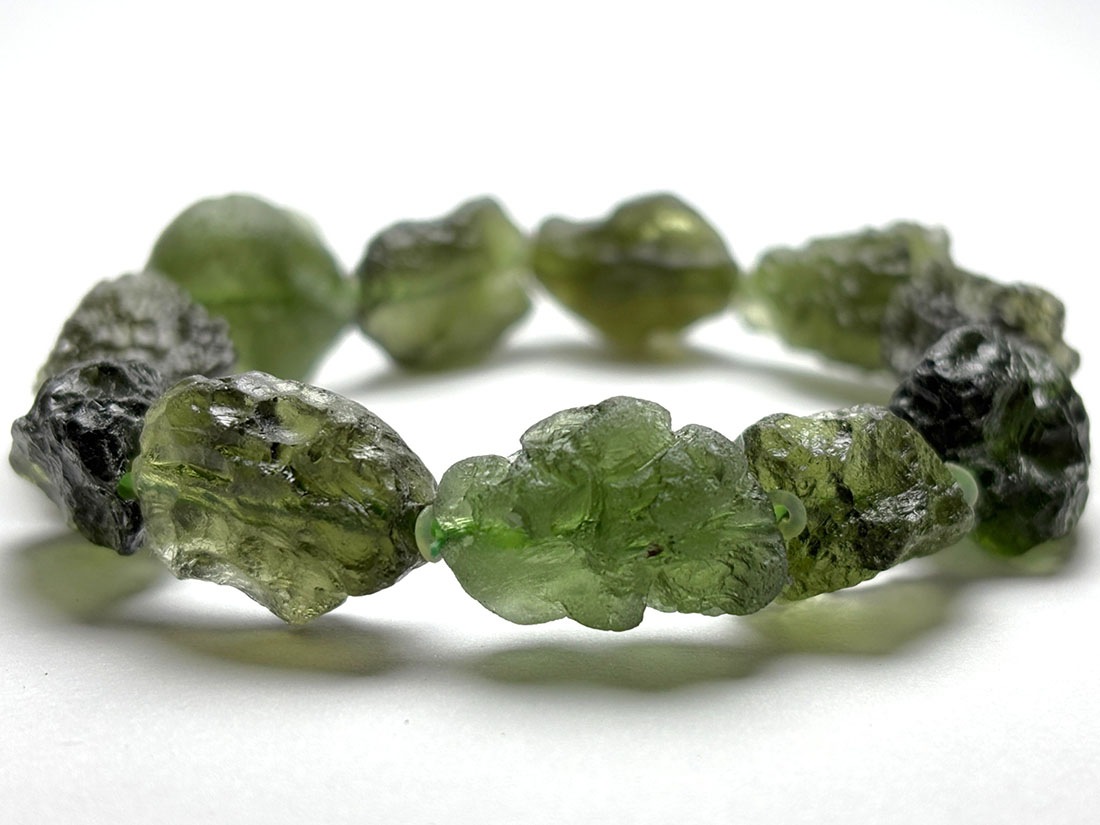 チェコ産 モルダバイト ブレスレット / Moldavite