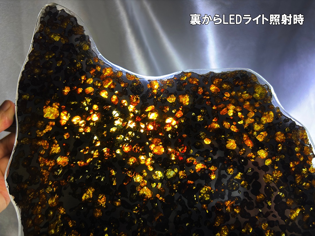 ケニア産 セリコパラサイト隕石 特大 / Sericho Pallasite Meteorite
