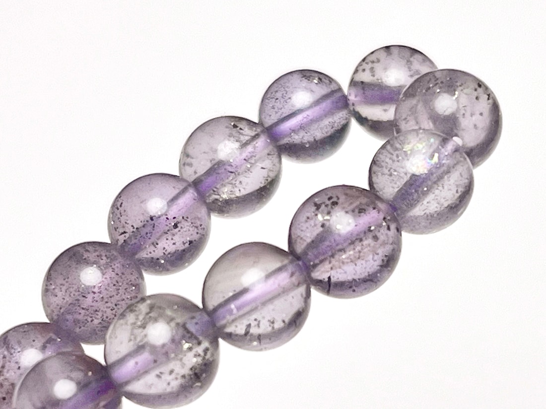 パイライトインフローライト　ブレスレット⑥ パイライト in フローライト 6mm ブレスレット / Pyrite in Fluorite