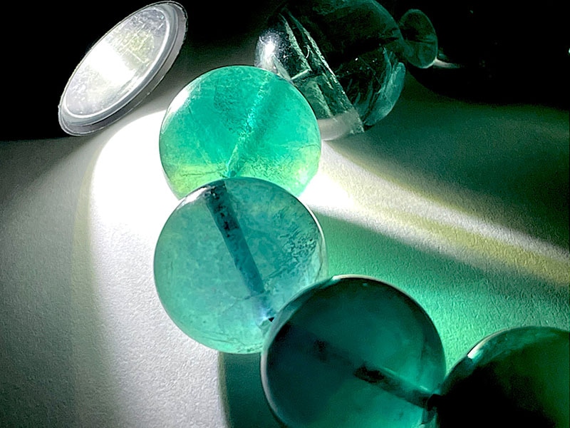 新作 ブルーフローライト  ムーンストーン ブレス ブルームーンストーン ブレスレット ｜天然石通販の4976堂