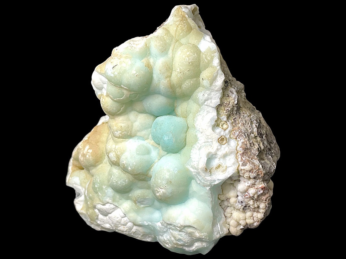 雲南省産ヘミモルファイト/Hemimorphite (異極鉱)