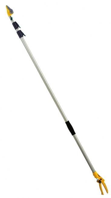 ※予約※12月下旬頃発送予定 【14％引き】ムサシ 高枝切り鋏 ポールスリム 3段式 4mロング アンビル刃 高枝切りバサミ 超軽量 伸縮 380 剪定鋏 園芸用品 ガーデニング