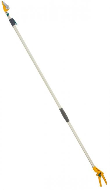 【5％引き】ムサシ 高枝切り鋏 ポールスリム2段式アンビル刃 高枝切りバサミ 超軽量 伸縮 321 高枝切りばさみ 高枝切ばさみ 高枝切りバサミ 剪定鋏 園芸 ガーデニング 超軽量 伸縮