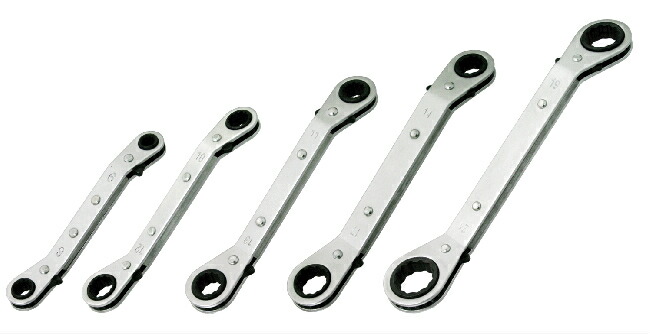 【豊光】5PC.板ラチェットセットオフセットタイプ RS-150 ＤＩＹ/ＤＩＹ工具/日曜大工/工具/ラチェット/ドライバー/組み立て