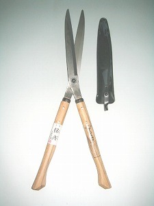 Ａ-33 240mm安来鋼付止なし刈込鋏 300mm コブ柄 鋼典 かねのり カネノリ 五十嵐刃物工業 園芸 ガーデニング 剪定 刈り込み鋏 刈込鋏 はさみ 手入れ 燕三条