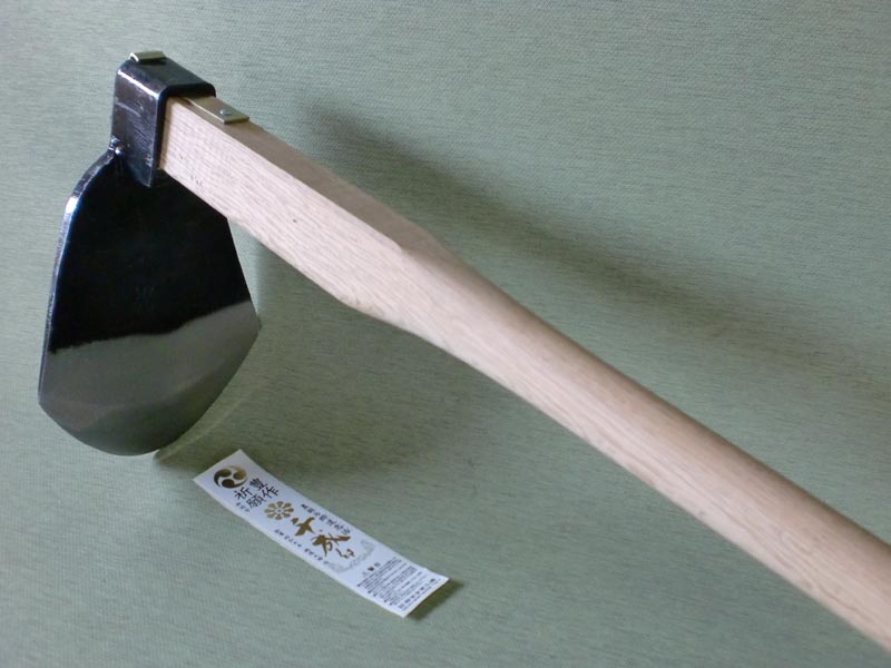 千成 AD-306 千成 唐鍬 とんび 鍛造鋼付 (小) 木柄 90cm 用具 工具 鍬（くわ） クワ くわ ホー Hoe 相田合同工場 燕三条